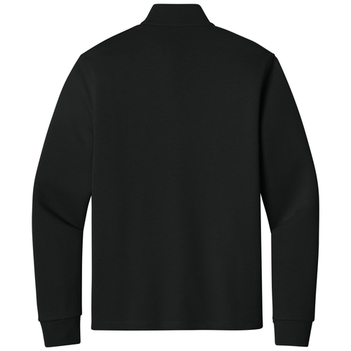 Deep Black back - Port Authority Wearever Signature Double Pique 1/4-Zip