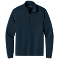 River Blue Navy front - Port Authority Wearever Signature Double Pique 1/4-Zip