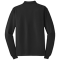 Black back - Port Authority Silk Touch Long Sleeve Polo