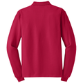 Red back - Port Authority Silk Touch Long Sleeve Polo