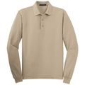 Stone front - Port Authority Silk Touch Long Sleeve Polo