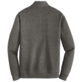 Charcoal Heather/ Medium Heather Grey back - Port Authority Interlock 1/4-Zip