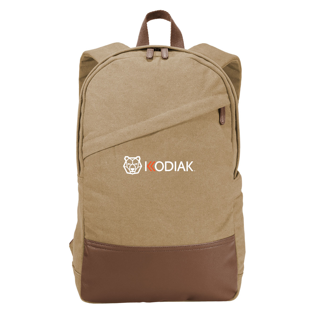 Kodiak Port Authority ® Cotton Canvas Backpack