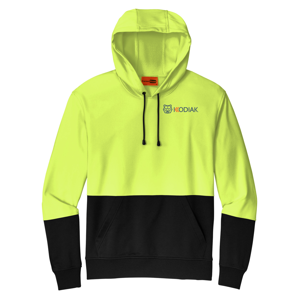 Kodiak CornerStone® Enhanced Visibility Fleece Pullover Hoodie