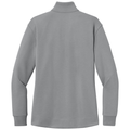 Gusty Grey back - Port Authority Women's Wearever Signature Double Pique 1/4-Zip