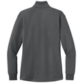 Storm Grey back - Port Authority Women's Wearever Signature Double Pique 1/4-Zip