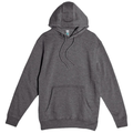 Charcoal Heather front - Lane Seven Unisex Premium Hoodie Sweatshirt