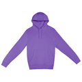 Purple front - Lane Seven Unisex Premium Hoodie Sweatshirt