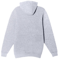 Heather Grey back - Lane Seven Unisex Heavyweight Hoodie Sweatshirt