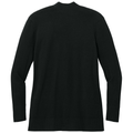 Deep Black back - Port Authority Women's Easy Care Open-Front Cardigan Sweater