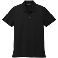 Deep Black front - Mercer+Mettle Stretch Pique Polo