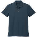 Night Navy front - Mercer+Mettle Stretch Pique Polo