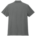 Storm Grey back - Mercer+Mettle Stretch Pique Polo