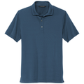 Insignia Blue front - Mercer+Mettle Stretch Jersey Polo