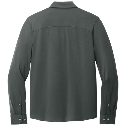 Anchor Grey back - Mercer+Mettle Stretch Jersey Long Sleeve Shirt