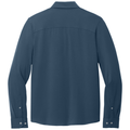 Insignia Blue back - Mercer+Mettle Stretch Jersey Long Sleeve Shirt