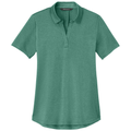 Sage Heather front - Mercer+Mettle Women's Recharge Jersey Polo