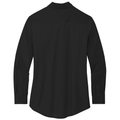 Deep Black back - Mercer+Mettle Women's Long Sleeve Stretch Woven Shirt