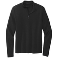 Deep Black front - Mercer+Mettle Stretch 1/4-Zip Pullover