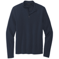 Night Navy front - Mercer+Mettle Stretch 1/4-Zip Pullover