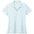Blue Tint front - Nike Women's Dri-FIT Micro Pique 2.0 Polo