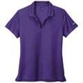 Court Purple front - Nike Women's Dri-FIT Micro Pique 2.0 Polo