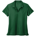 Gorge Green front - Nike Women's Dri-FIT Micro Pique 2.0 Polo