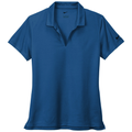 Gym Blue front - Nike Women's Dri-FIT Micro Pique 2.0 Polo