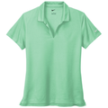 Mint front - Nike Women's Dri-FIT Micro Pique 2.0 Polo