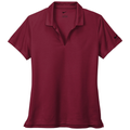 Team Red front - Nike Women's Dri-FIT Micro Pique 2.0 Polo