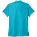 Tidal Blue back - Nike Women's Dri-FIT Micro Pique 2.0 Polo