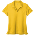 Varsity Maize front - Nike Women's Dri-FIT Micro Pique 2.0 Polo