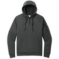 Anthracite front - Nike Therma-FIT Pocket 1/4-Zip Fleece Hoodie
