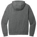 Charcoal Heather back - Nike Therma-FIT Pocket 1/4-Zip Fleece Hoodie