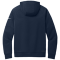 Navy back - Nike Therma-FIT Pocket 1/4-Zip Fleece Hoodie