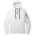 White front - Nike Therma-FIT Pocket 1/4-Zip Fleece Hoodie