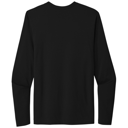 Black back - Next Level Apparel Cotton Long Sleeve Tee