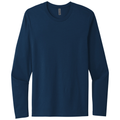Cool Blue front - Next Level Apparel Cotton Long Sleeve Tee