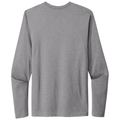 Heather Gray back - Next Level Apparel Cotton Long Sleeve Tee