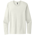 Natural front - Next Level Apparel Cotton Long Sleeve Tee