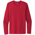 Red front - Next Level Apparel Cotton Long Sleeve Tee