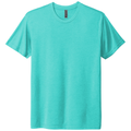 Tahiti Blue front - Next Level Apparel Adult Tri-Blend Tee