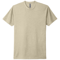 Cream front - Next Level Apparel Adult CVC Tee