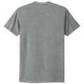 Dark Heather Gray back - Next Level Apparel Adult CVC Tee