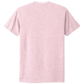 Heather Light Pink back - Next Level Apparel Adult CVC Tee