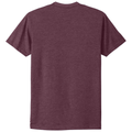 Heather Maroon back - Next Level Apparel Adult CVC Tee