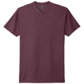 Heather Maroon front - Next Level Apparel Adult CVC Tee