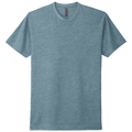 Heather Slate Blue front - Next Level Apparel Adult CVC Tee