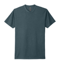 Indigo front - Next Level Apparel Adult CVC Tee