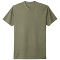 Light Olive front - Next Level Apparel Adult CVC Tee